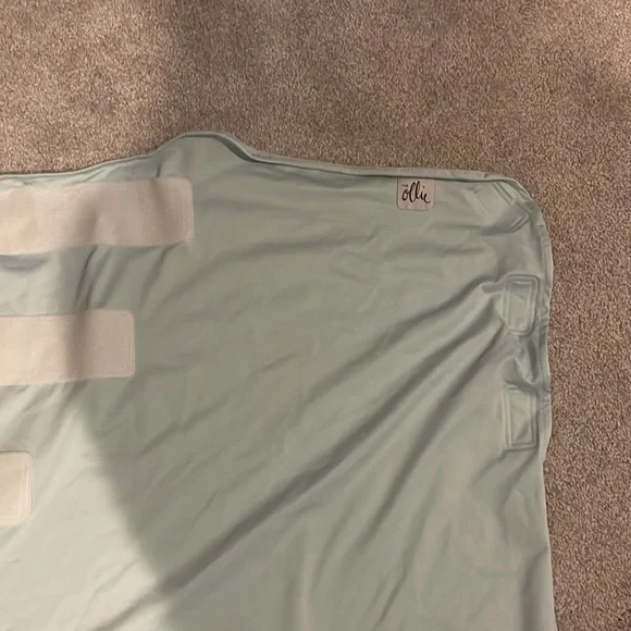 Ollie Light Blue Kids Pajamas Swaddle - Picture 2 of 2